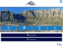 Tablet Screenshot of angor.co.za